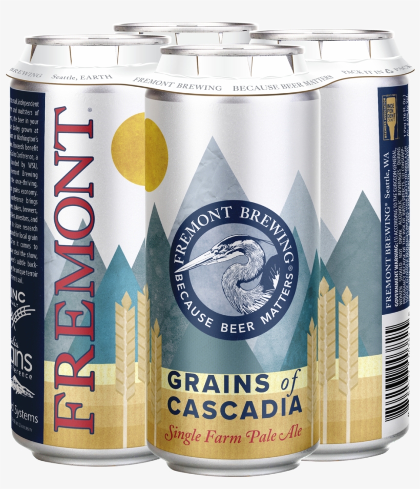 Grains Of Cascadia 4-pack 16oz Cans, transparent png #6598484