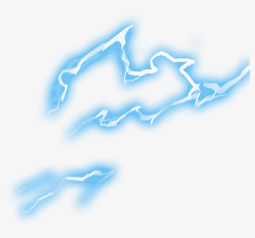 Blue Light Element Lightning Icon Free Download Image, transparent png #6599781