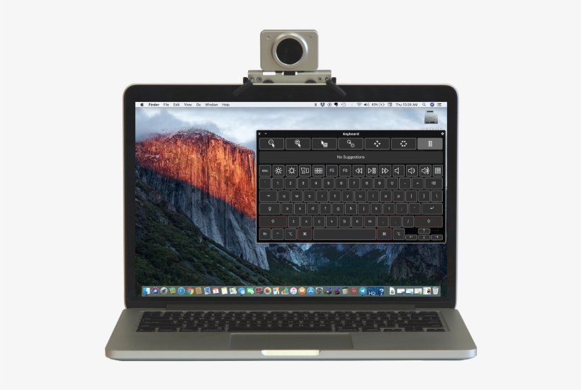 Macbook With Headmouse Nano And Apple's Accessibility - Headmouse Extreme, transparent png #660280