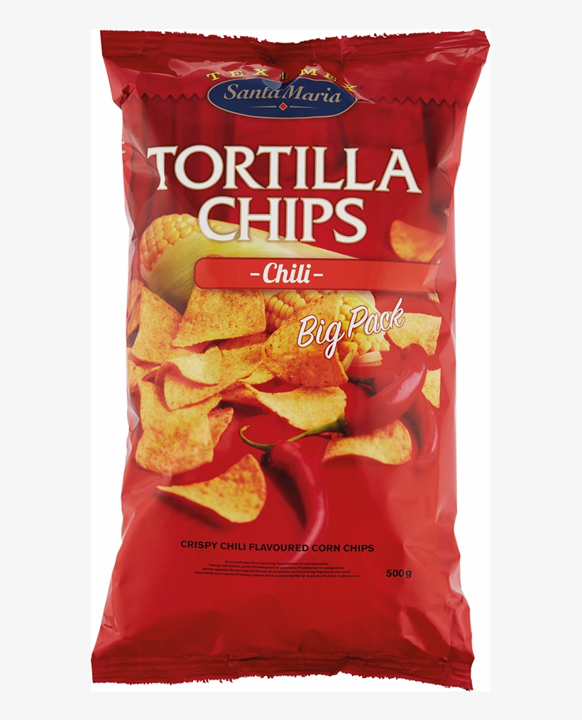 Tortilla Chips Chili - Santa Maria Tortilla Chips Salted 185g, transparent png #660710