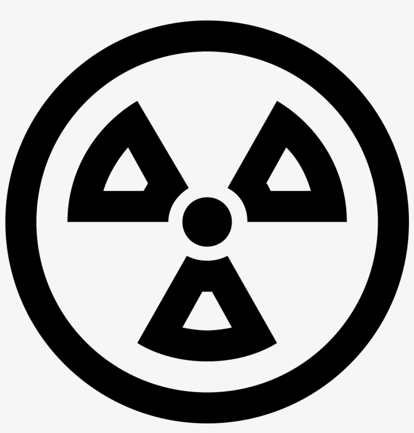 The Logo Is A Typical Radiation Or Nuclear Symbol - Contaminacion Simbolo, transparent png #660756