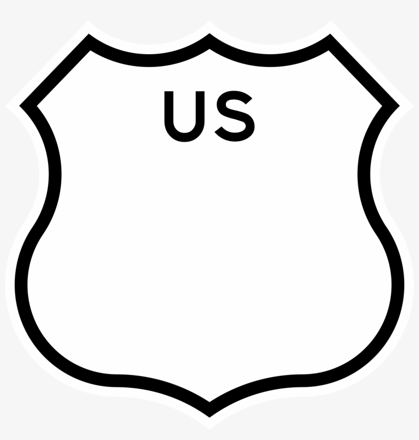 Shield Svg Blank - U.s. Route 101 In California, transparent png #660943
