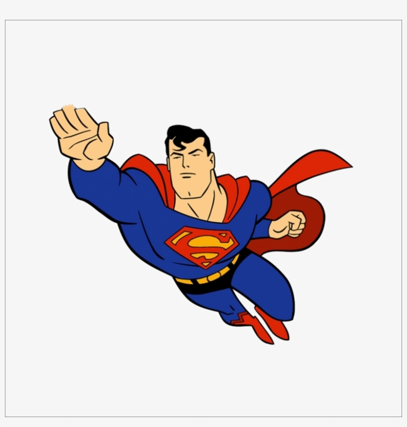 Superman Clip Cartoon Graphic Transparent - Superman Clipart, transparent png #661173