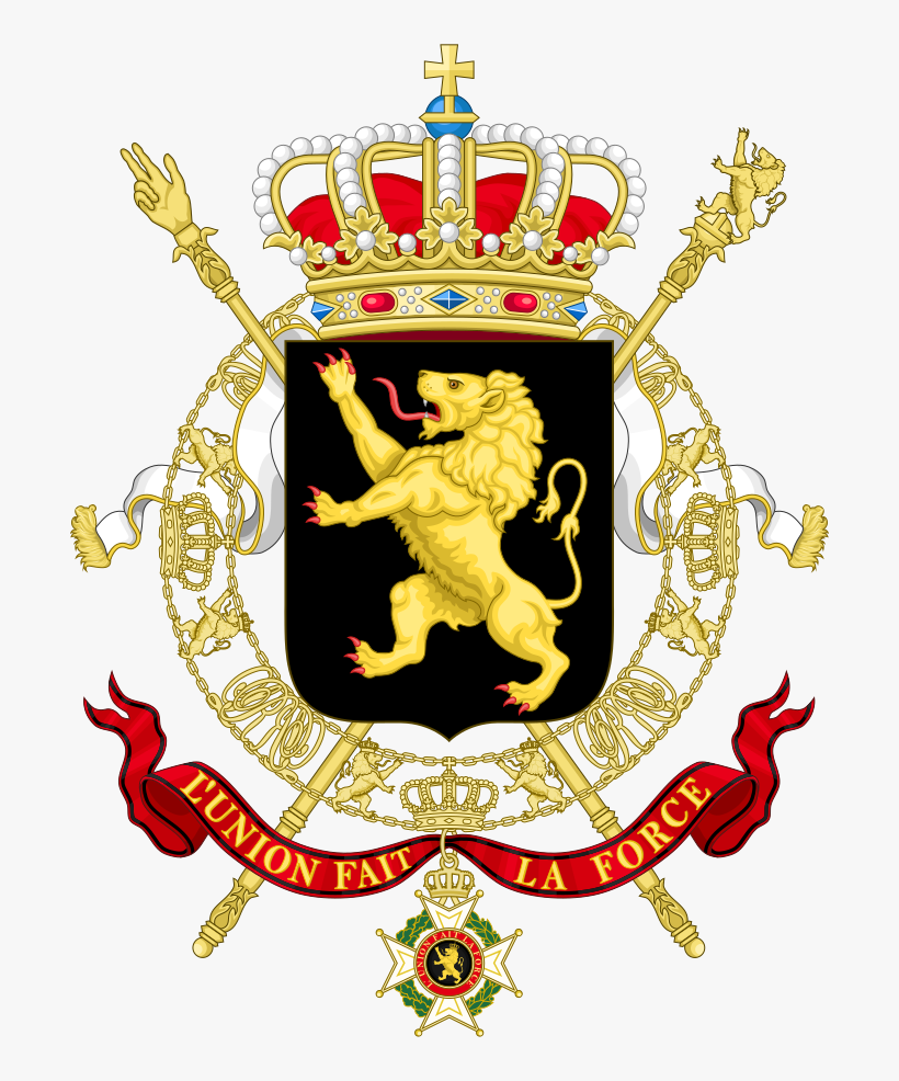State Coat Of Arms Of Belgium - National Emblem Of Belgium, transparent png #661356