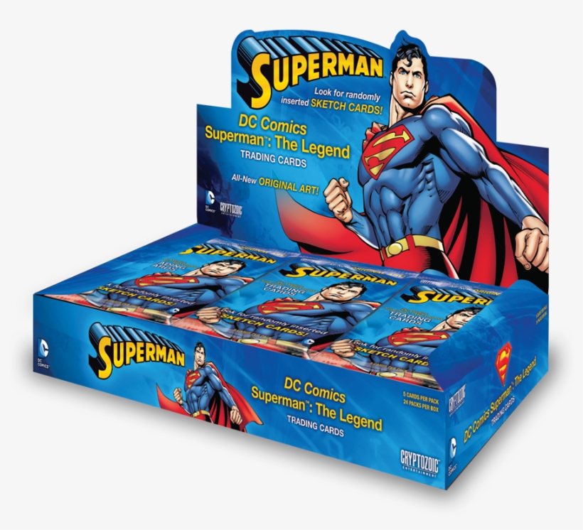 Dc Comics Superman - Box Of Trading Cards, transparent png #661655
