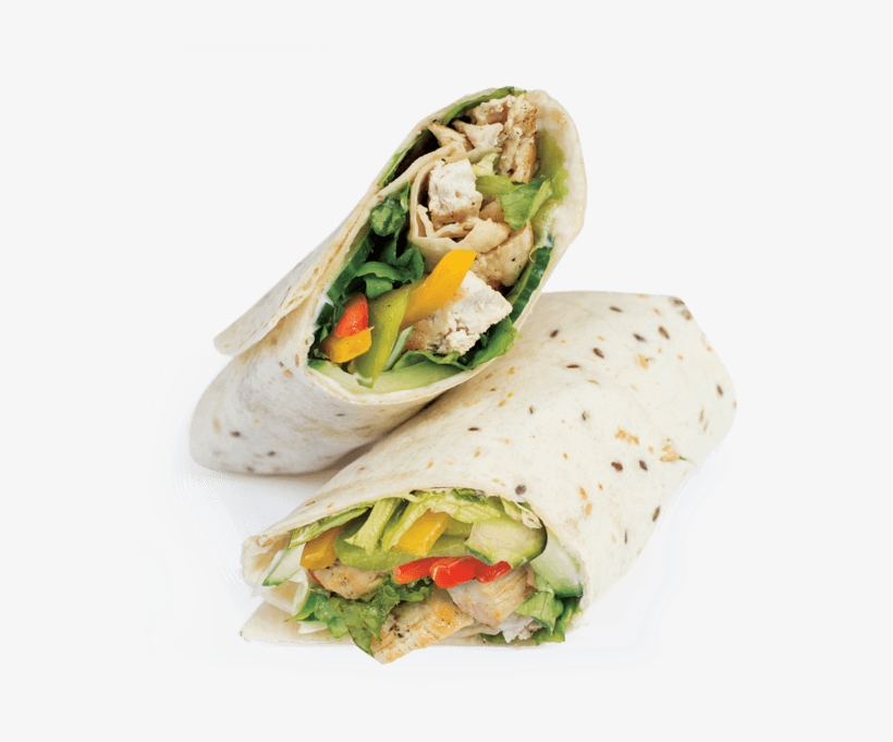 Tortilla Clipart Chicken Wraps - Wrap, transparent png #661954