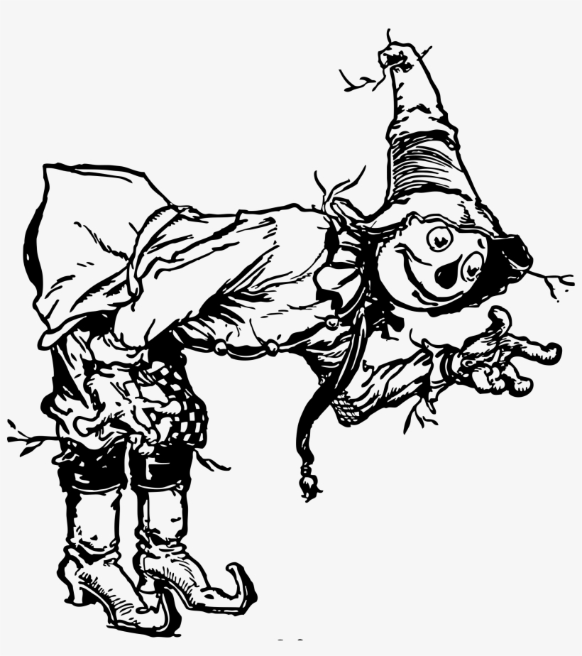 Scarecrow - Scarecrow Wizard Of Oz Book, transparent png #661981