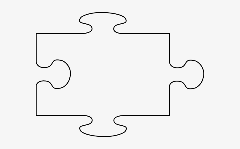 White Puzzle Two Clip Art - Puzzle, transparent png #662194