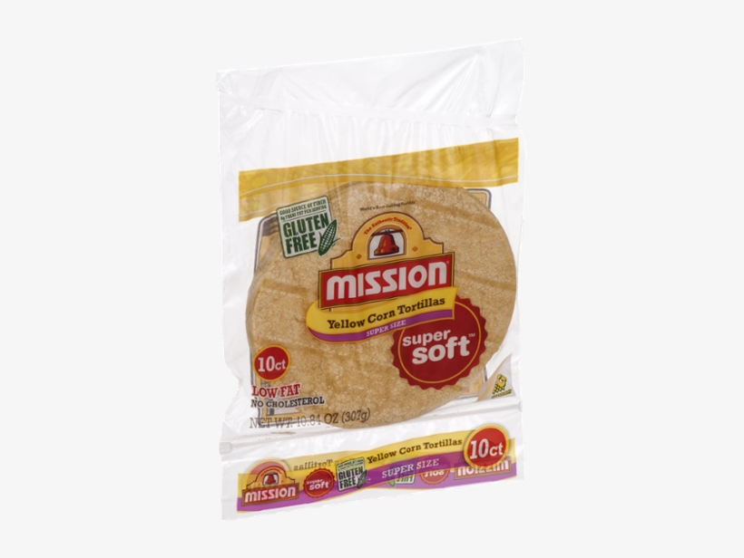 Mission Yellow Corn Tortillas, Super Size - 10 Count,, transparent png #662256