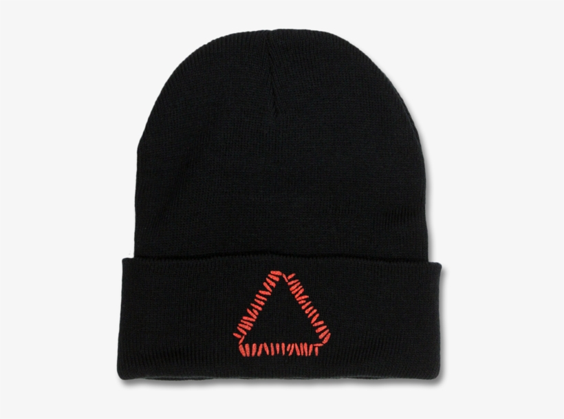 Triangle Logo Beanie - Warpaint 3 Black Men Comfortable Cotton T Shirt Size, transparent png #662284