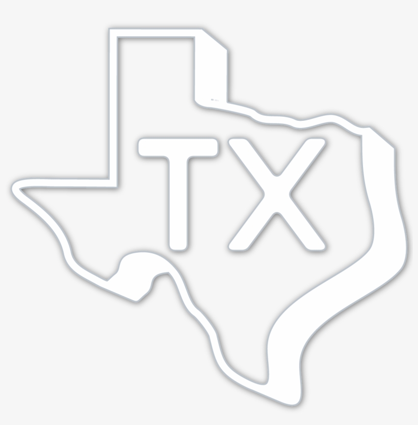 Texas White Outline, transparent png #662423