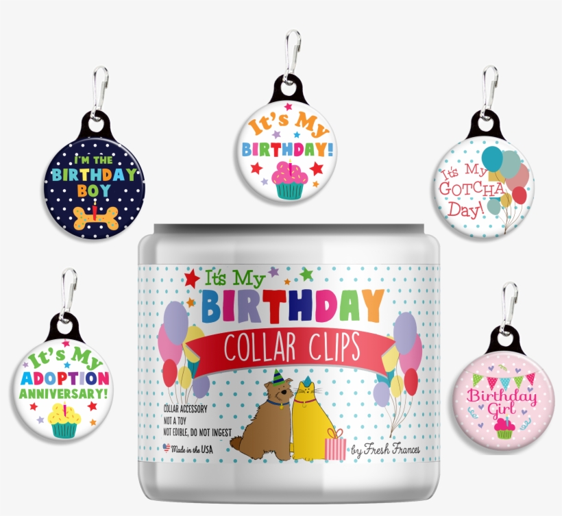 New Birthday Collar Clips With Jar V=1494541399 - Cross-stitch, transparent png #662784