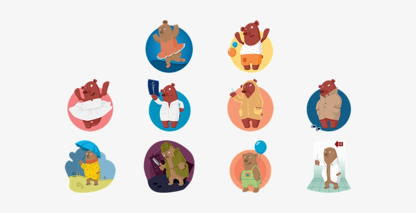 Bear Animal Character Profession Mammal Wi - Пнг Профессия, transparent png #662990