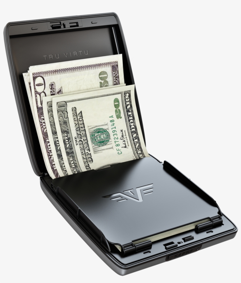 Tru Virtu® Wallet Money & Cards Purple Rain - Tru Virtu Money And Cards Case, transparent png #663126