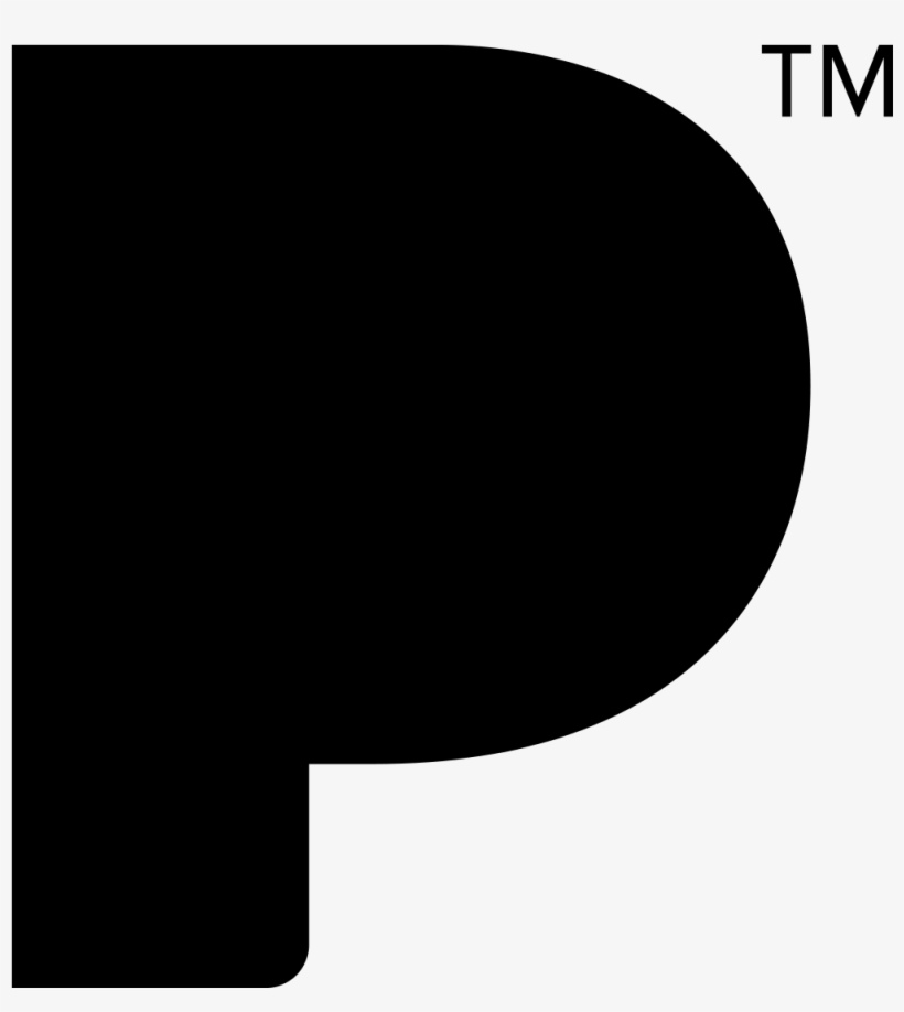 Pandora Logo Black - Table, transparent png #663611