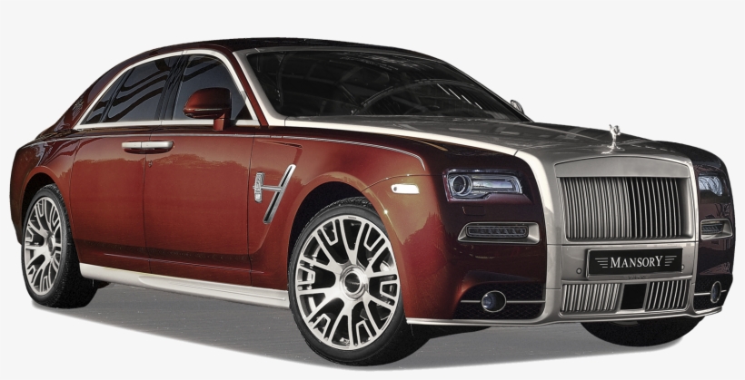 Red Rolls Royce Png Image Background - Rolls Royce Ghost Png, transparent png #663664