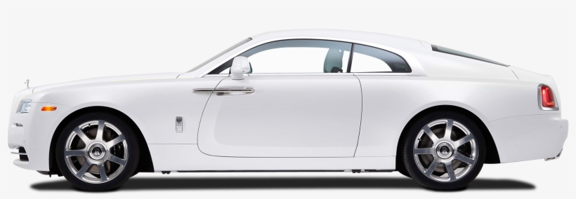 White Rolls Royce Wraith Car Png Image - Rolls Royce Wraith Png, transparent png #663834