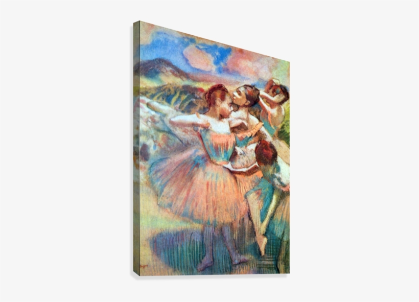 Dancers In The Landscape By Degas Canvas Print - Switchart Print: Degas' Dancers In The Landscape, 61x46in., transparent png #663913