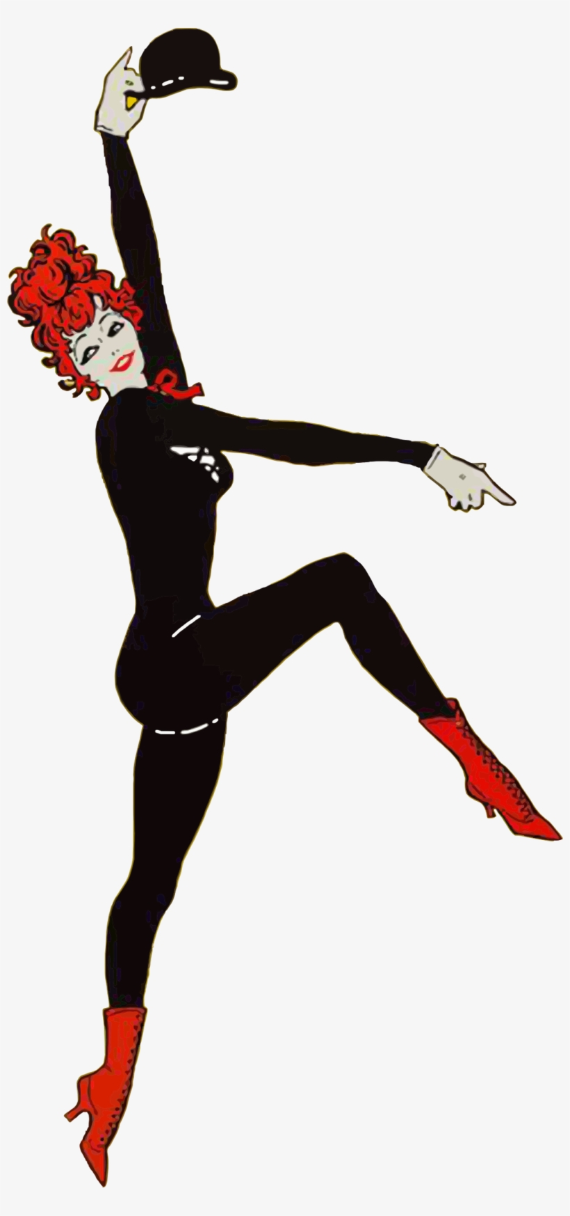 This Free Icons Png Design Of Vintage Broadway Dancer, transparent png #663983