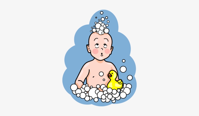 Banner Royalty Free Download Image Baby Clip Art Christart - Take A Bath Png, transparent png #664843