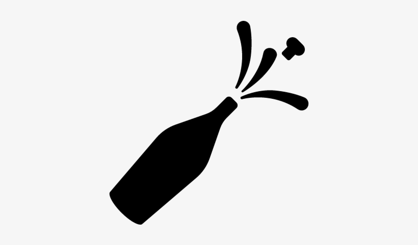 Lovely Champagne Bottle Popping Pictures Opening Champagne - Bottle Of Champagne Logo, transparent png #664896