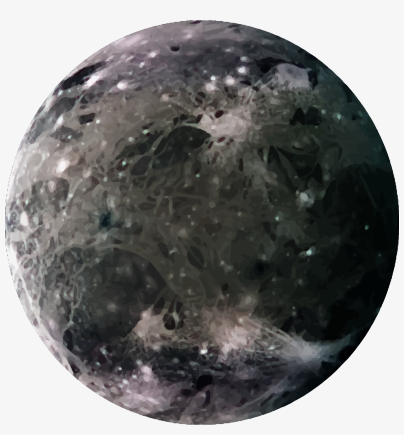 Ganymede Natural Satellite Moons Of Jupiter Galilean - Jupiter's Biggest Moon, transparent png #664898