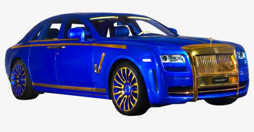 Share This Image - Rolls Royce Ghost Gold, transparent png #665104