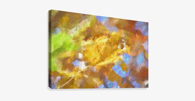 Autumn Leaves Macro 4 Abstract 1 Canvas Print - Painting, transparent png #665386