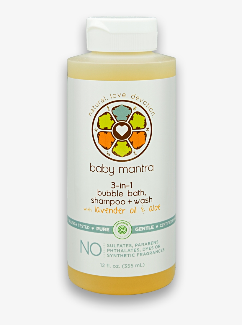 3 In 1 Bubble Bath, Shampoo & Wash - Baby Mantra Natural 3-in-1 Bubble Bath, Shampoo And, transparent png #665442