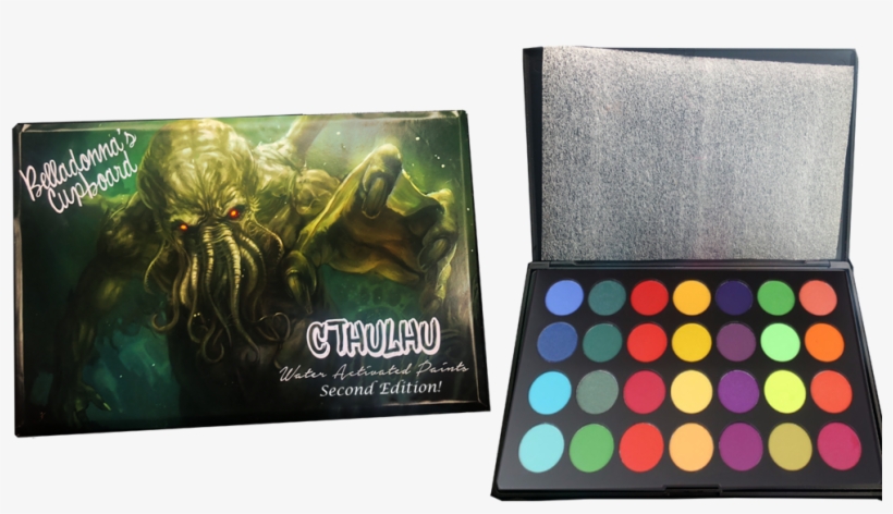 Cthulhu Water Activated Paint Palette Self Expression - Belladonna's Cupboard Cthulhu Palette, transparent png #665903
