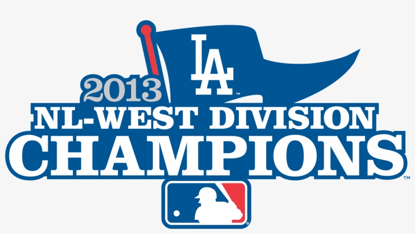 Dodgers Nl West Champions Logo - Dodgers Nl West Champions, transparent png #665958