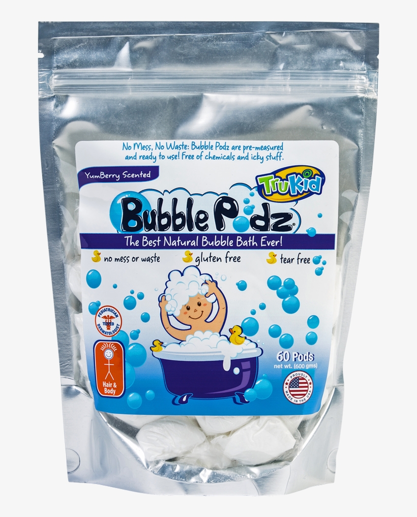 Trukid Bubble Podz, Yumberry Scented Bubble Bath, 60 - Trukid Bubble Podz, Yumberry, 24 Count, transparent png #666033
