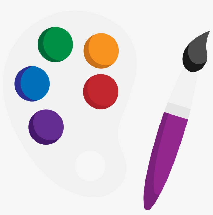 Open - Palette Painting Flat Icon, transparent png #666131