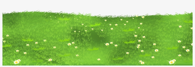 Grass Ground With Daisies Png Clipart - Ground Clipart, transparent png #666207