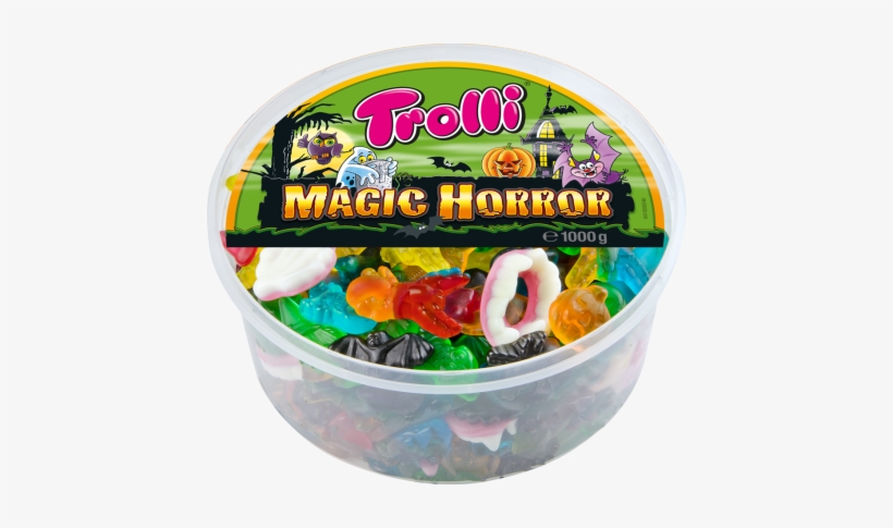 Trolli - De - Trolli - Tubo ''horror Festival'' - 1kg, transparent png #666266