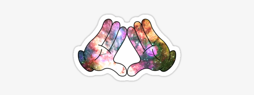 Swag Clipart Hand - T Shirt Stickers Png, transparent png #666468