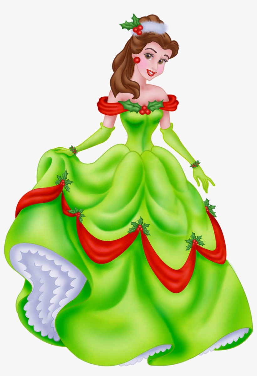 Top 96 Disney Christmas Clip Art Disney Princess Belle Christmas