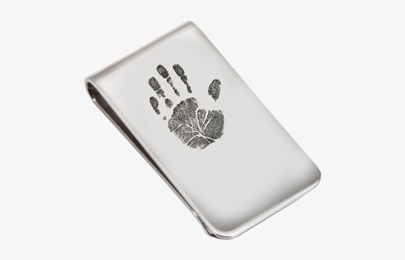 Wholesale Baby Handprint Money Clip - Sterling Silver Money Clip Style, transparent png #666978