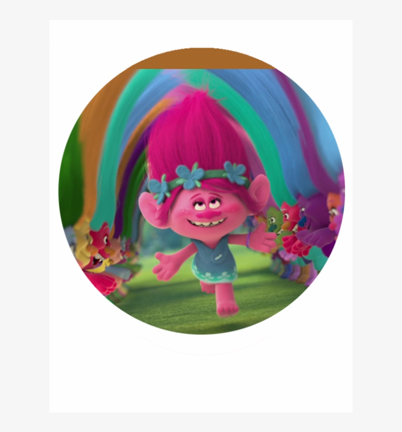 Trolls Poppy Singing Cake Topper Characters - Trolls Hug Time Meme, transparent png #667142