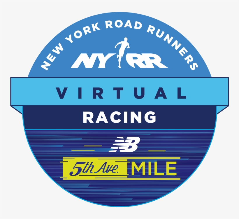 Nyrr Virtual New Balance 5th Avenue Mile Logo - New Balance United Nyc Half Waterbottle Adult Purple, transparent png #667224
