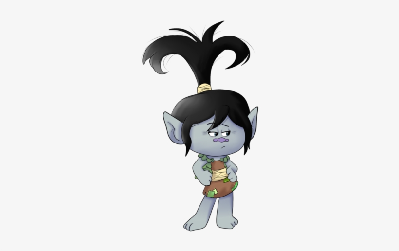 Dreamworks-trolls Tumblr - Branch As A Girl Trolls, transparent png #667225