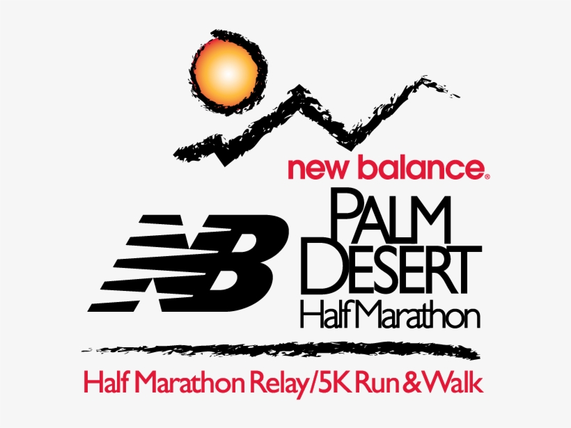 New Balance Palm Desert 1/2 Marathon And 5k At Palm - Marathon, transparent png #667433