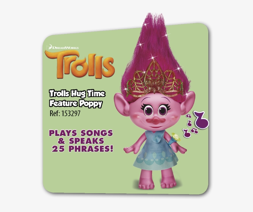 Trolls Feature Poppy - Hasbro Poppy Trolls Hug Moment, transparent png #667455