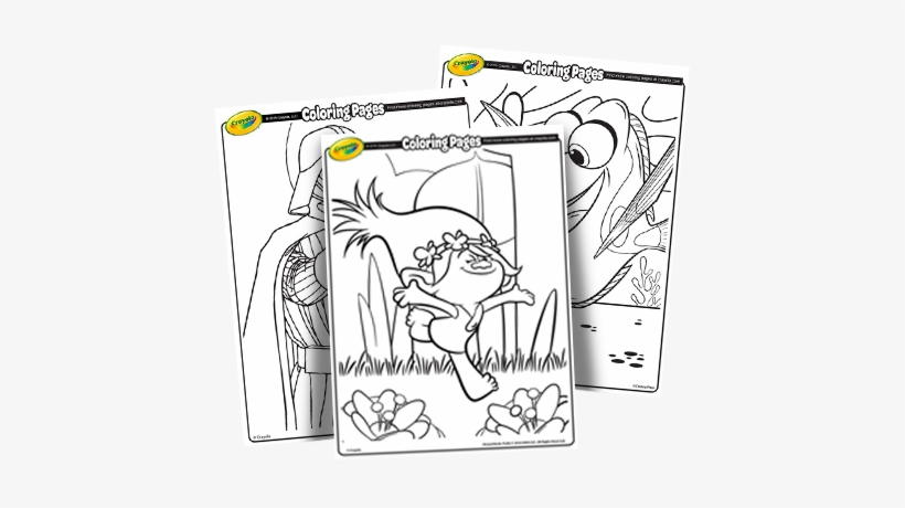 Crayola Deluxe Washable Paint Kit - Trolls, transparent png #667481