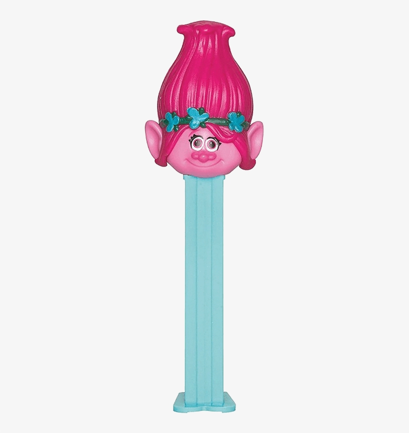 Pez Trolls - Poppy - Trolls Pez Dispenser And Candy Set (each), transparent png #667516