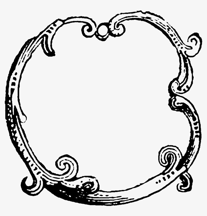 Digital Decorative Circle Frame Image Downloads - Circle Border Transparent Drawing, transparent png #667606