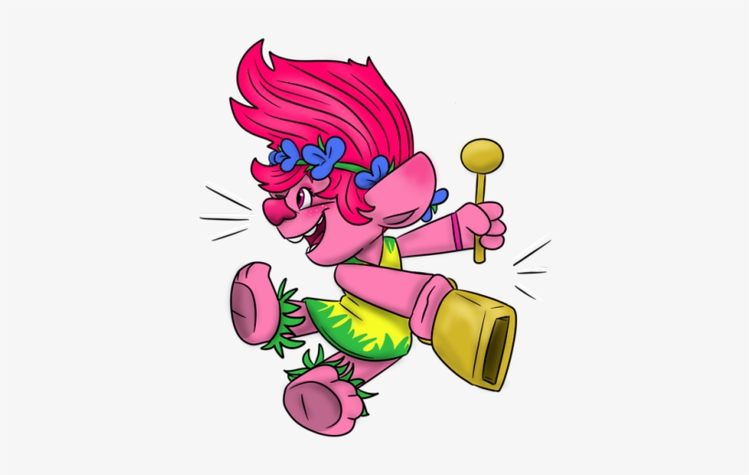 Trolls Vibes Only <posting This Poppy I Made For Her - Contrast Tank, transparent png #667798