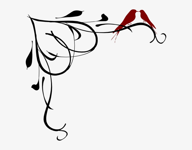 Red Love Birds Svg Clip Arts 600 X 559 Px, transparent png #667845