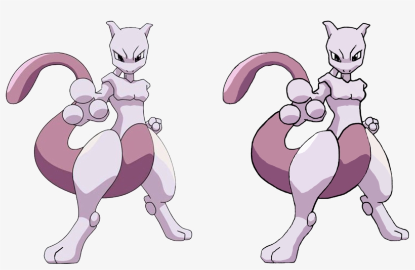 Free download, Mewtwo Mew and Newtwo original transparent background PNG  clipart