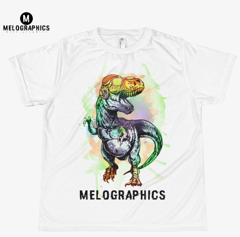 Tye Dye T Rex - Dinosaur - Large Tote Bag Jurassic Dino Gift Present, transparent png #668075